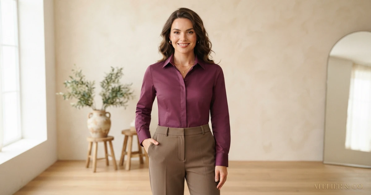 Editorial fashion example for button-placket tension