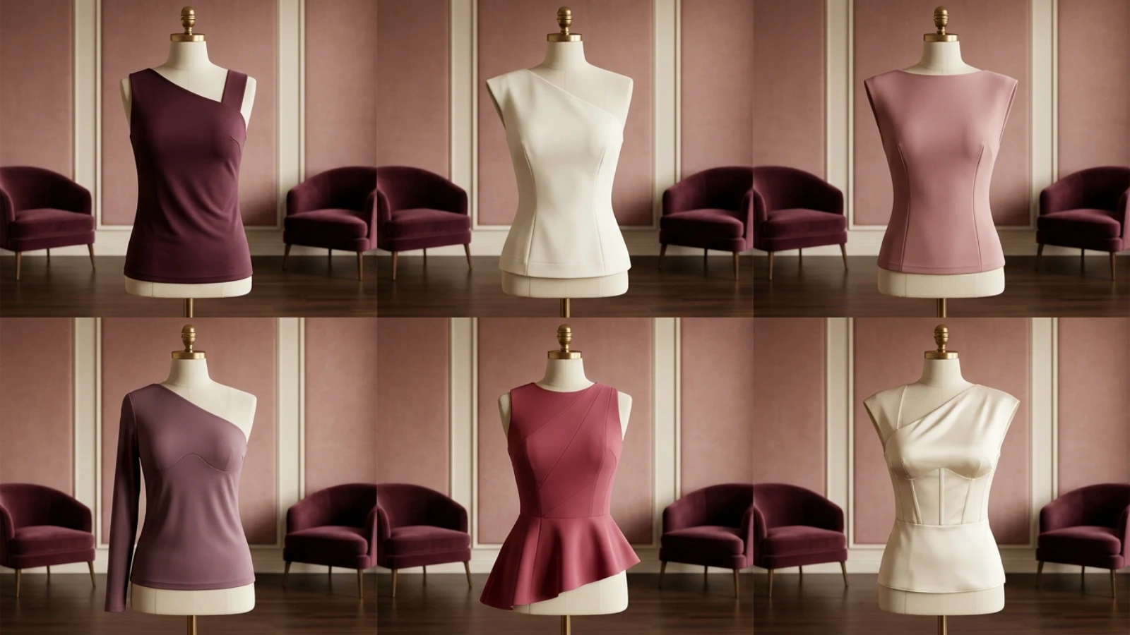 Best one-shoulder tops for a large bust in six practical constructions