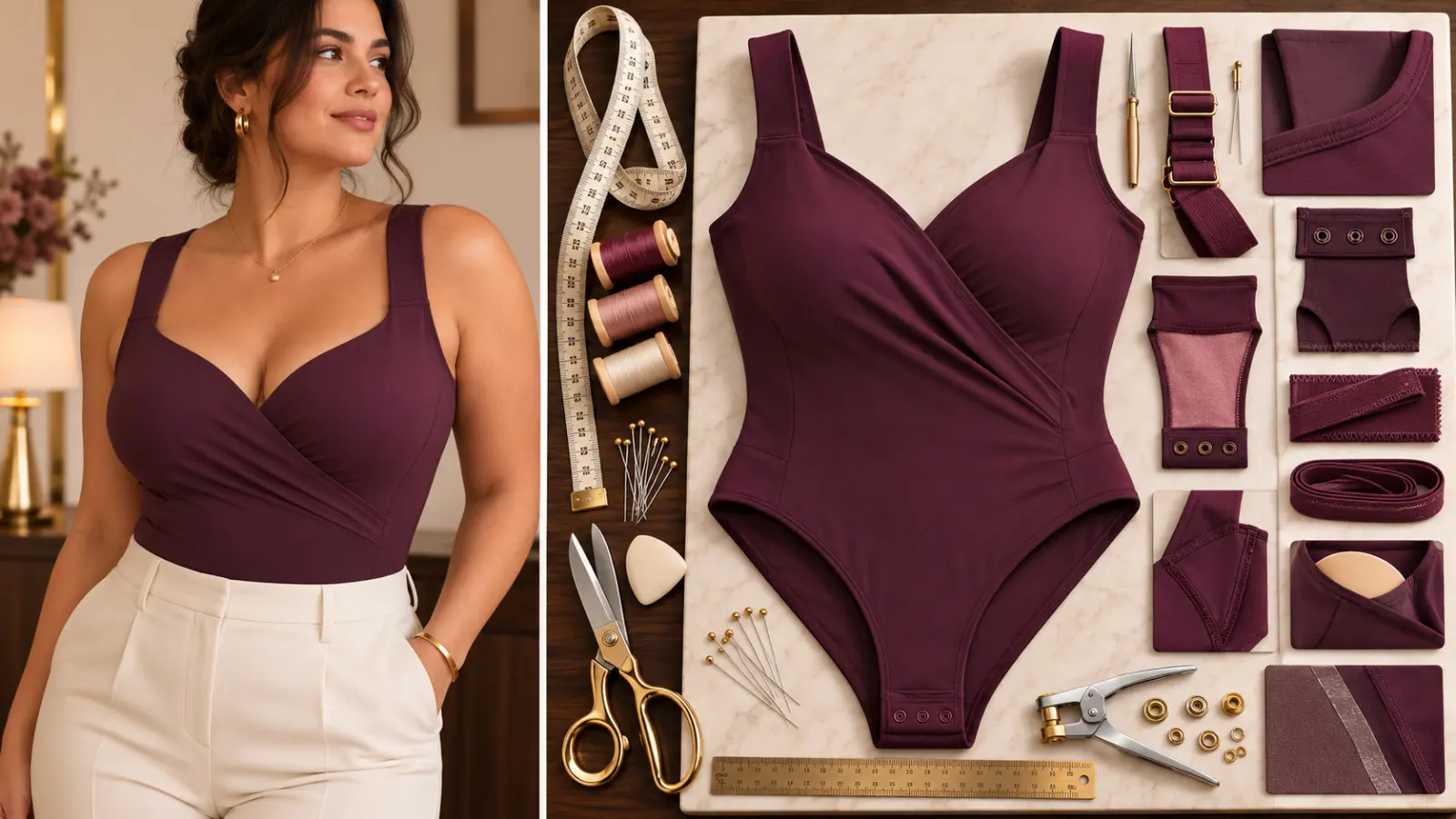 Online bodysuit measurement checklist for bust torso rise gusset and leg openings
