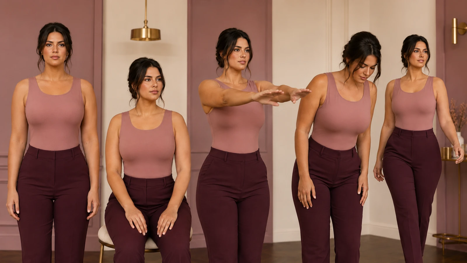 Bodysuit torso length gusset width closure and leg-opening fit comparison