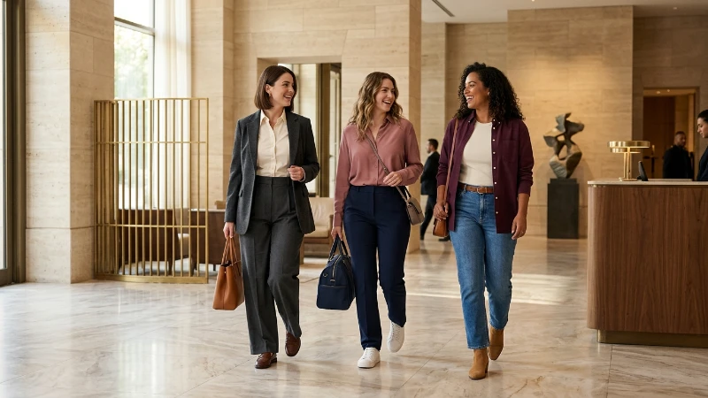 Polished button-down shirt outfits for work travel and weekends