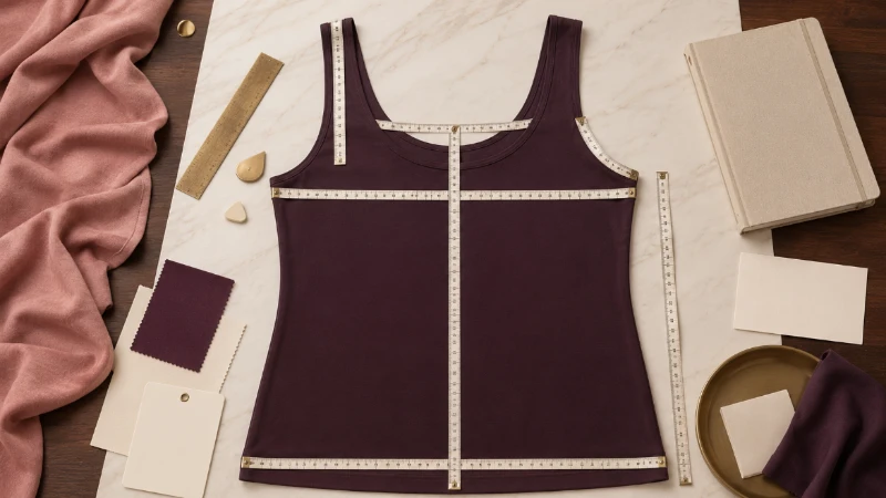 Online garment measurements for choosing a fuller-bust camisole