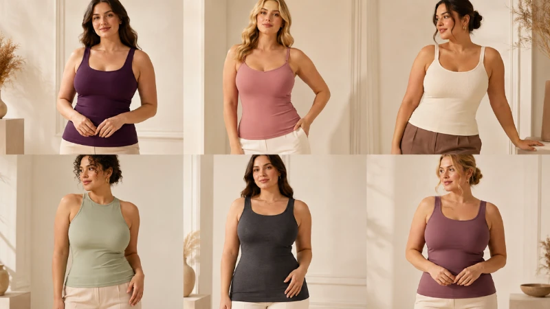 Best camisoles for a large bust in six bra-friendly and layering silhouettes