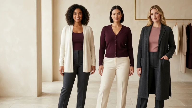 Best cardigans for a large bust in six practical silhouettes