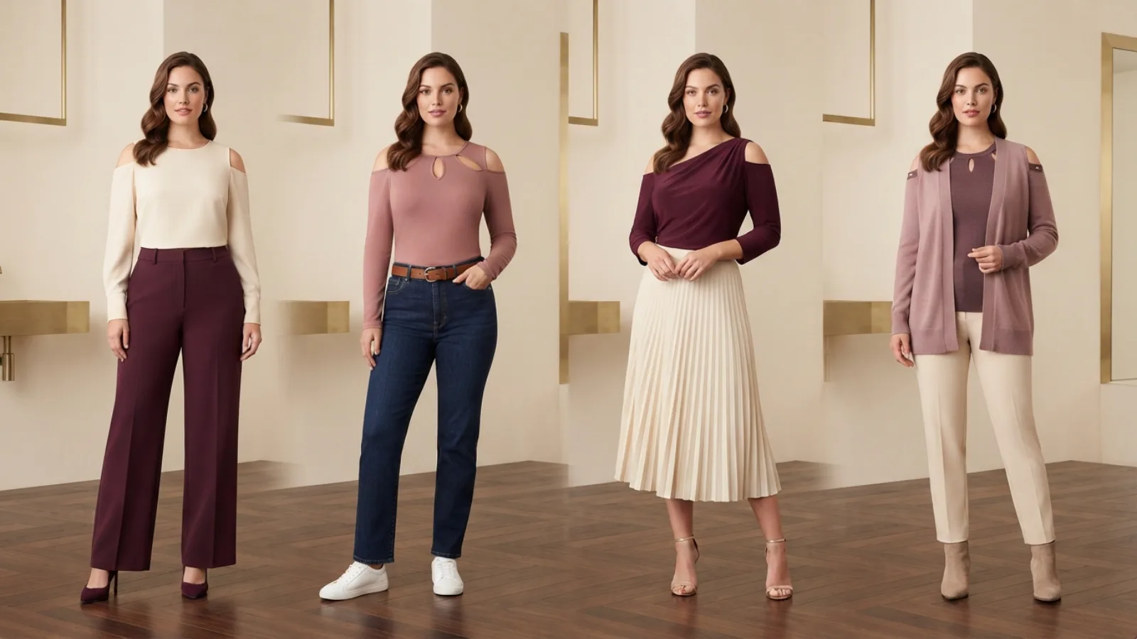 Best cold-shoulder tops sitting reaching and layering fit test