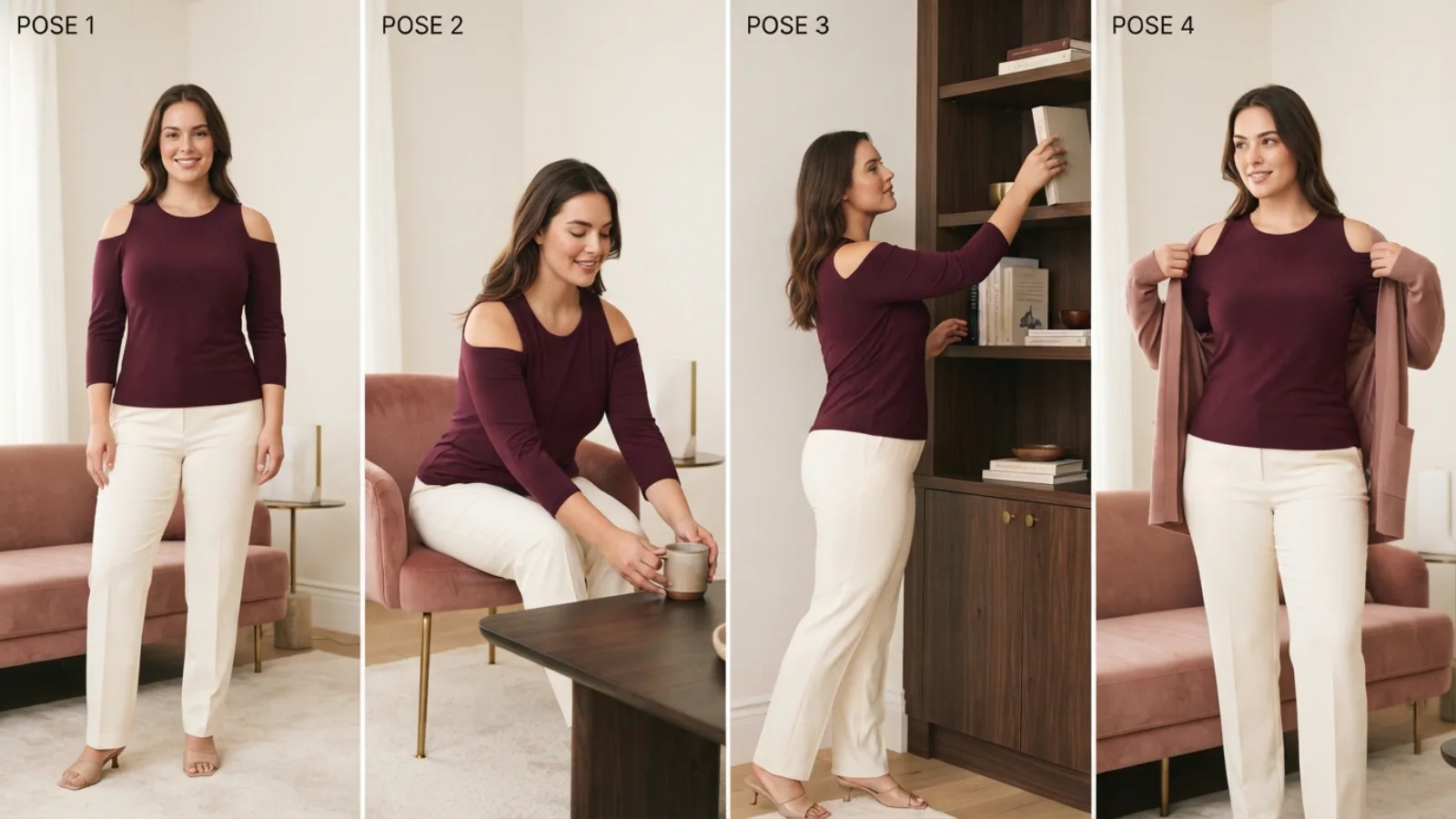 Best cold-shoulder tops fabric opacity recovery and sleeve mobility test