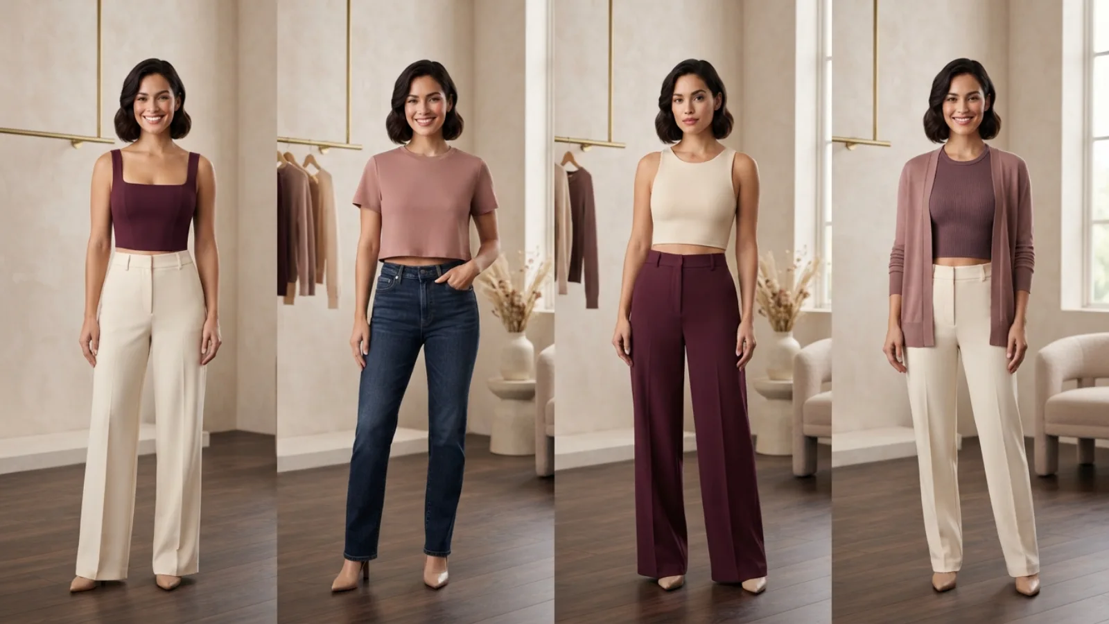 Best crop tops sitting reaching turning and layering fit test