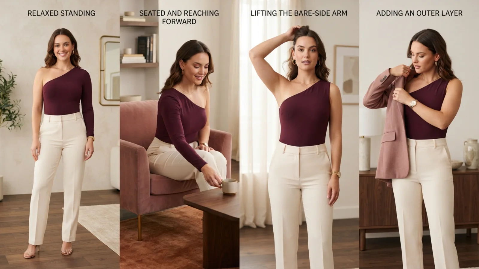 Best one-shoulder tops neckline anchor and bare-side coverage guide