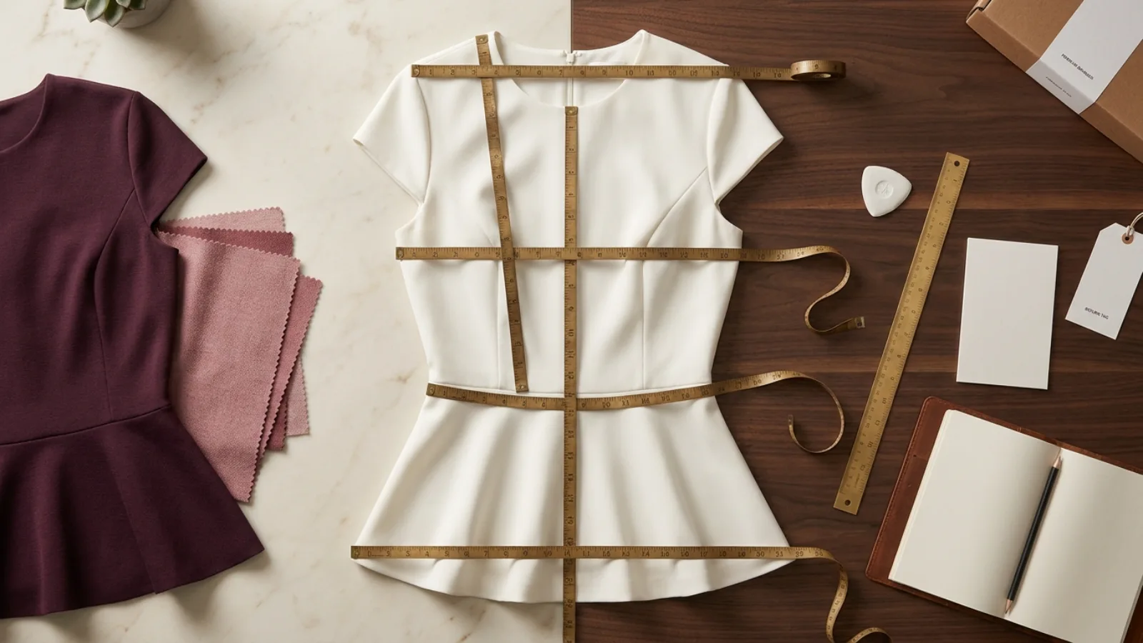 Best peplum tops online measurements for a large bust including bodice and flare dimensions