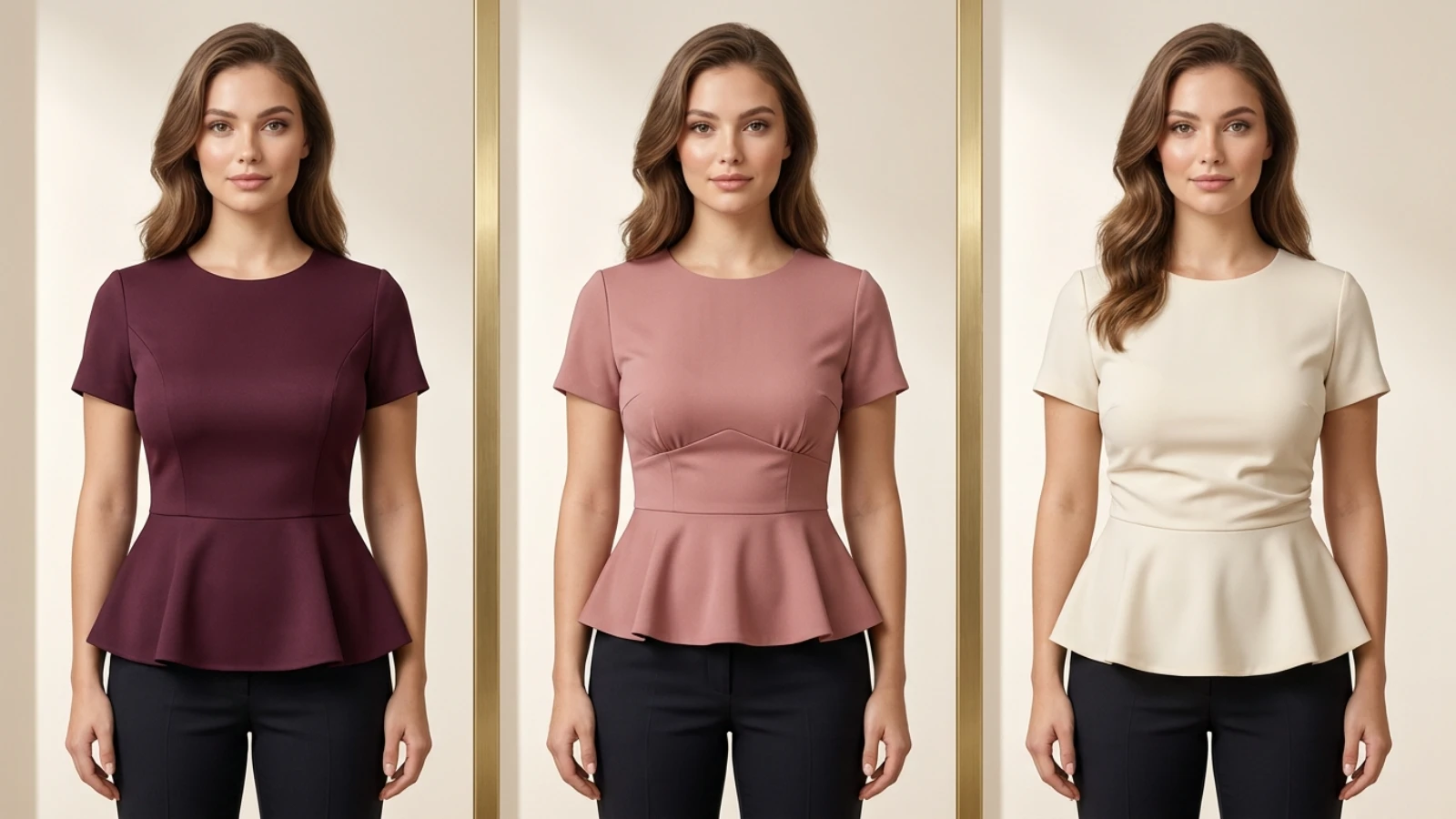 Best peplum tops for a large bust in six practical silhouettes