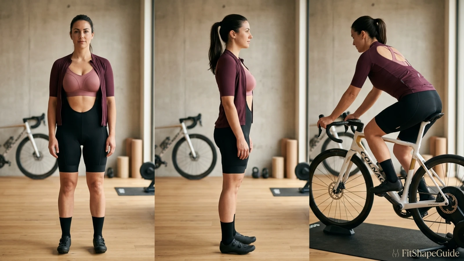 Cycling sports bra and jersey foundation for a large bust