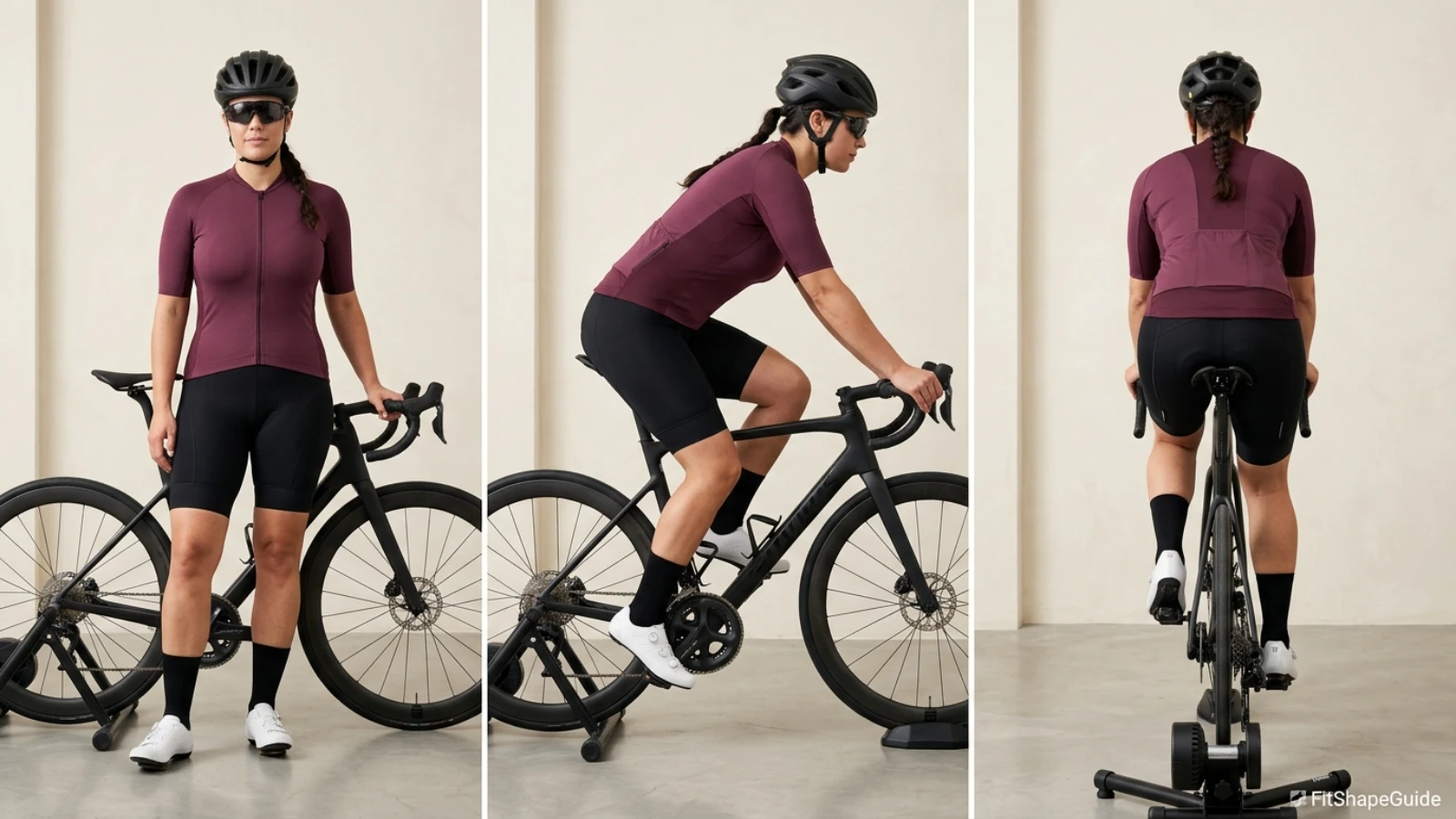 Cycling jersey riding-position fit for a fuller bust