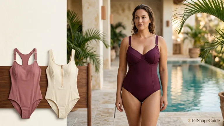 Best adjustable-strap swimsuits for a large bust with wide shoulder straps shaped bodices and stable underbusts