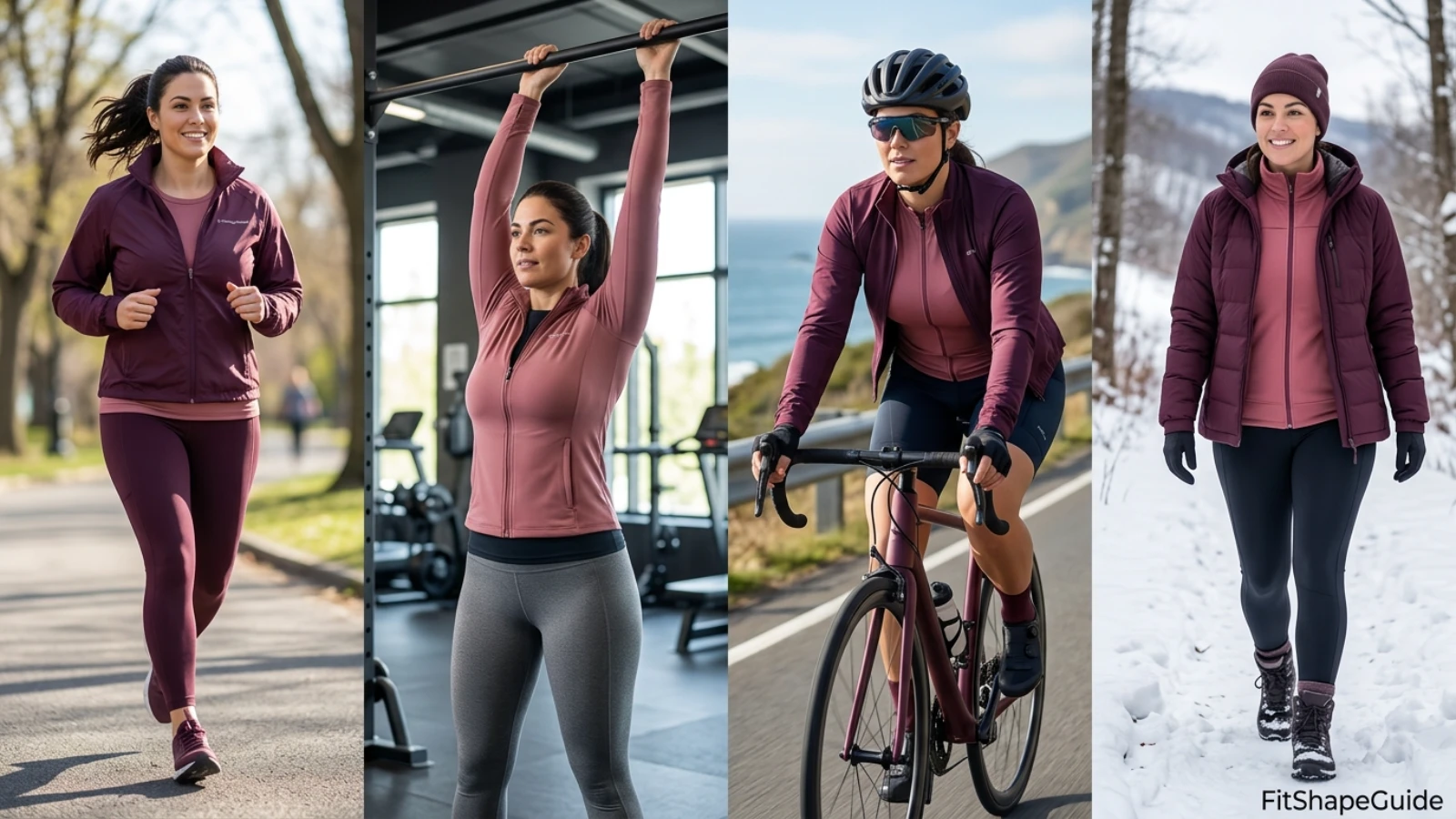 Online measurements for choosing an athletic jacket for a large bust