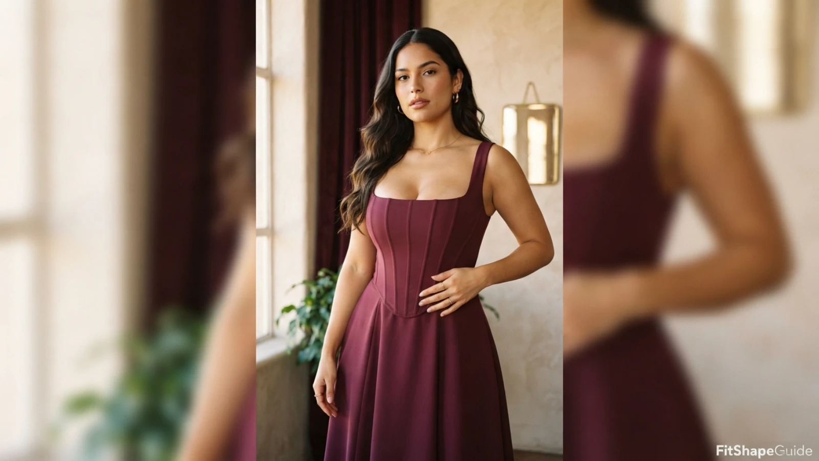 Best corset dresses for a large bust with supportive structured bodice