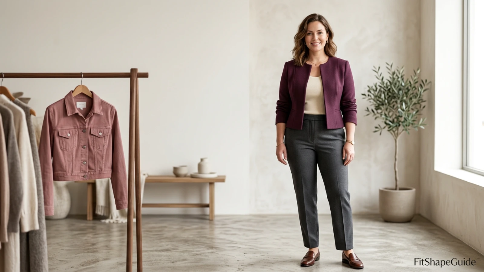 Best cropped jackets for a large bust with shaped chest and balanced hem