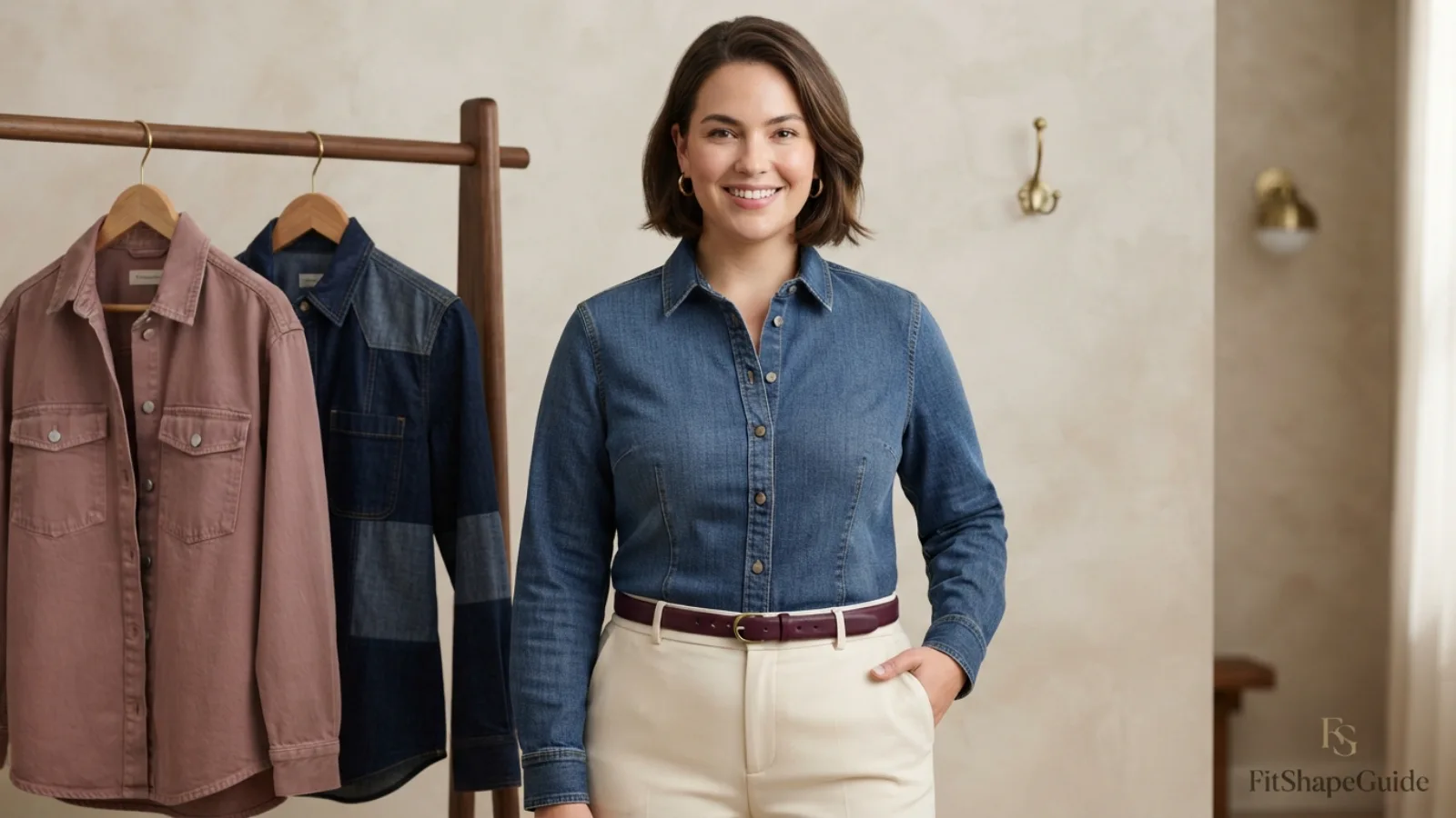 Best denim shirts for a large bust with shaped front room stable placket and balanced shoulders