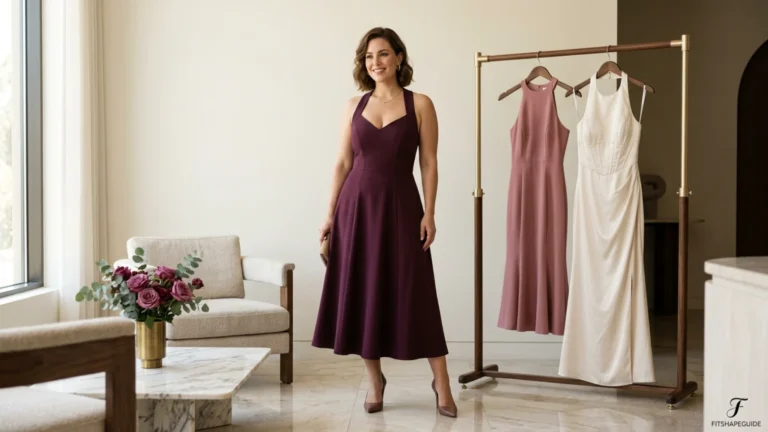 Best halter dresses for a large bust with wide neck straps shaped bodices and stable waists
