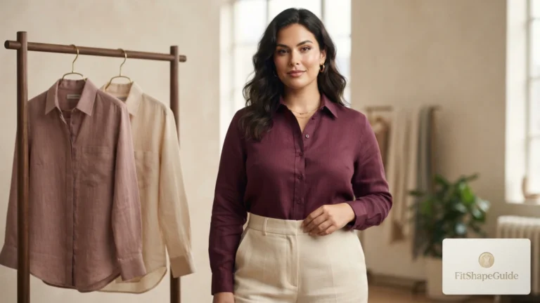 Best linen shirts for a large bust with shaped bust room stable placket and clean shoulder fit