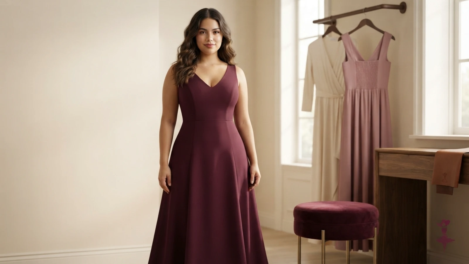 Best maxi dresses for a large bust with secure V-necklines shaped bust room and balanced hems