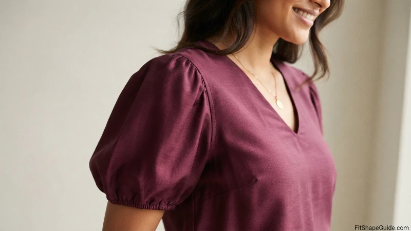 Six practical puff-sleeve blouse constructions with controlled shoulder volume