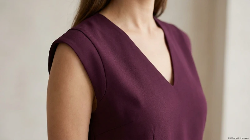 Six bra-friendly sleeveless top constructions with stable necklines and smooth armholes
