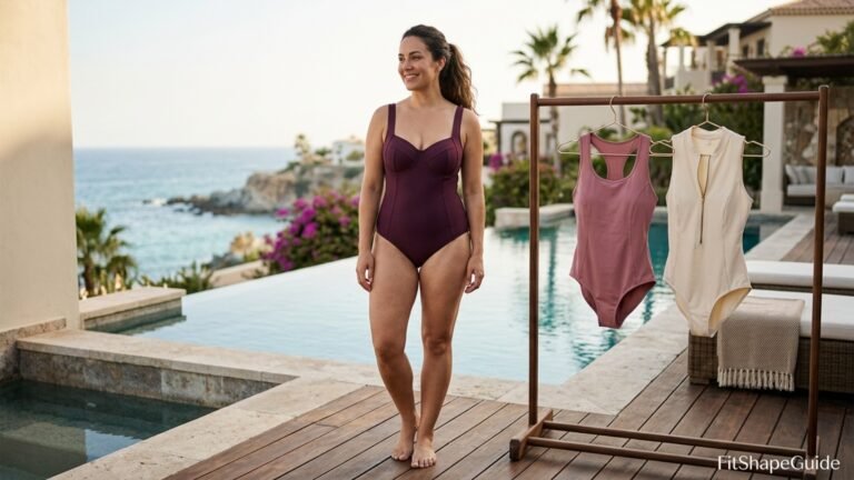 Best lap-support swimsuits for a large bust with wide shoulder straps shaped bodices and stable underbusts
