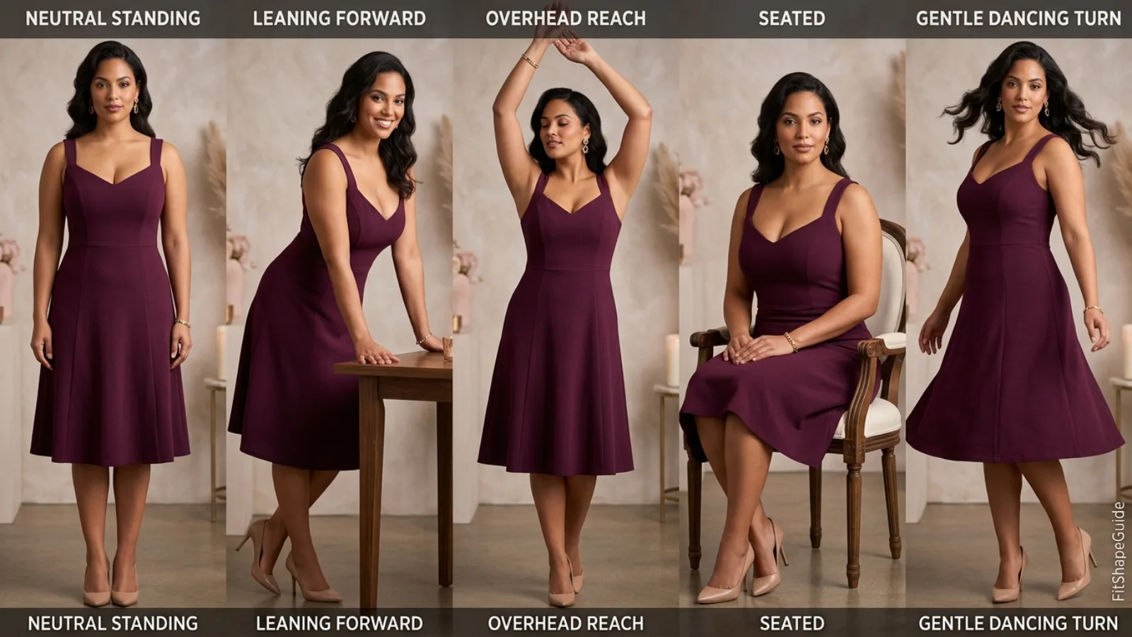 Best cocktail dress buying checklist for a large bust