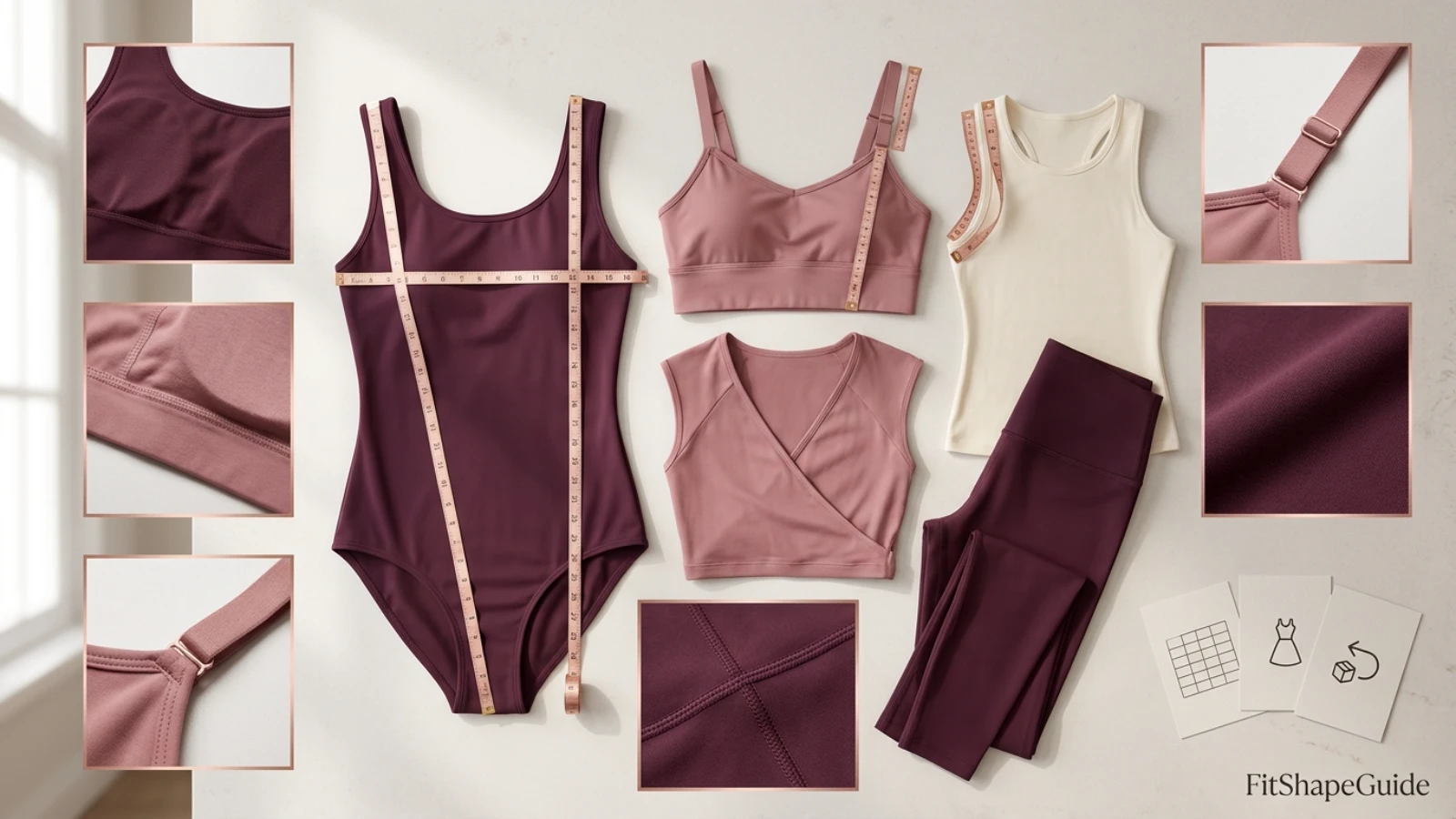 Online buying checks for dance wear for a large bust