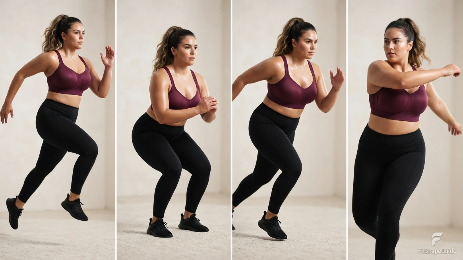 High-impact sports bra multidirectional motion control for a large bust
