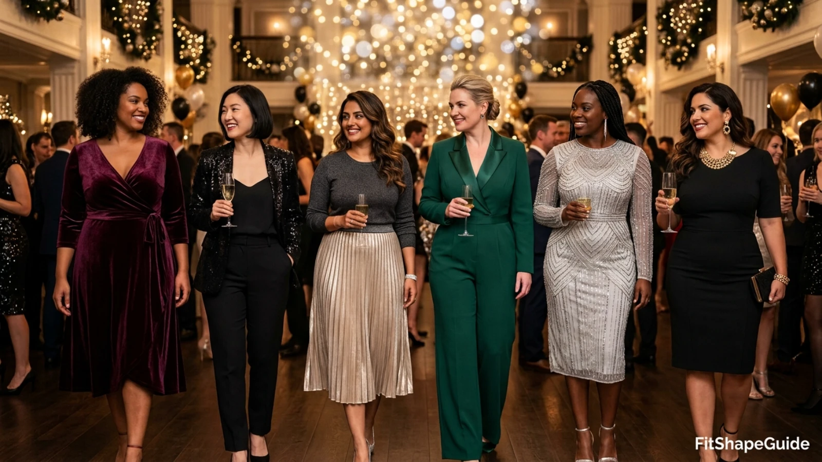 Six New Year's Eve outfit formulas for a fuller bust