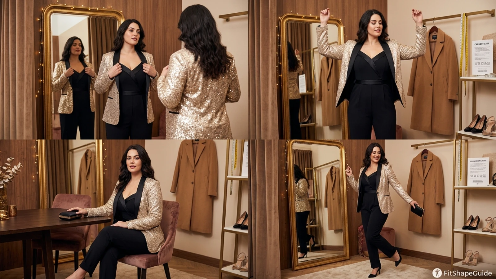 New Year's Eve outfit shopping and movement test for a large bust