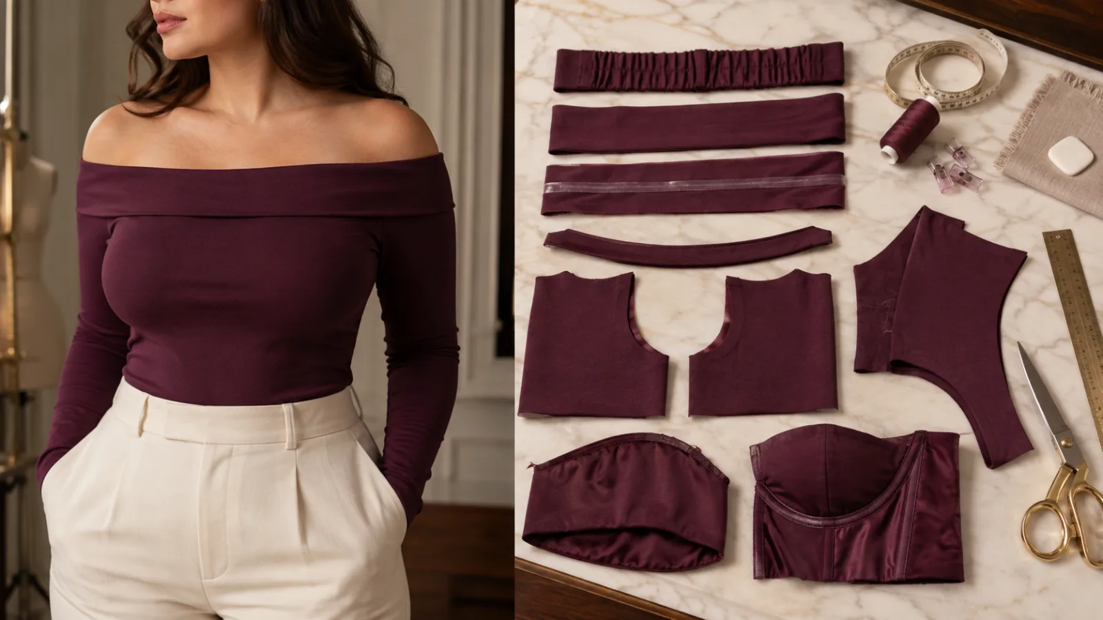Best off-the-shoulder tops tested for arm movement, neckline recovery and bra coverage