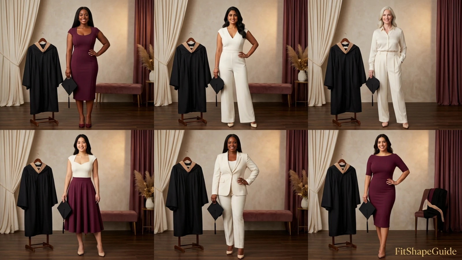 Six graduation outfit formulas for a large bust