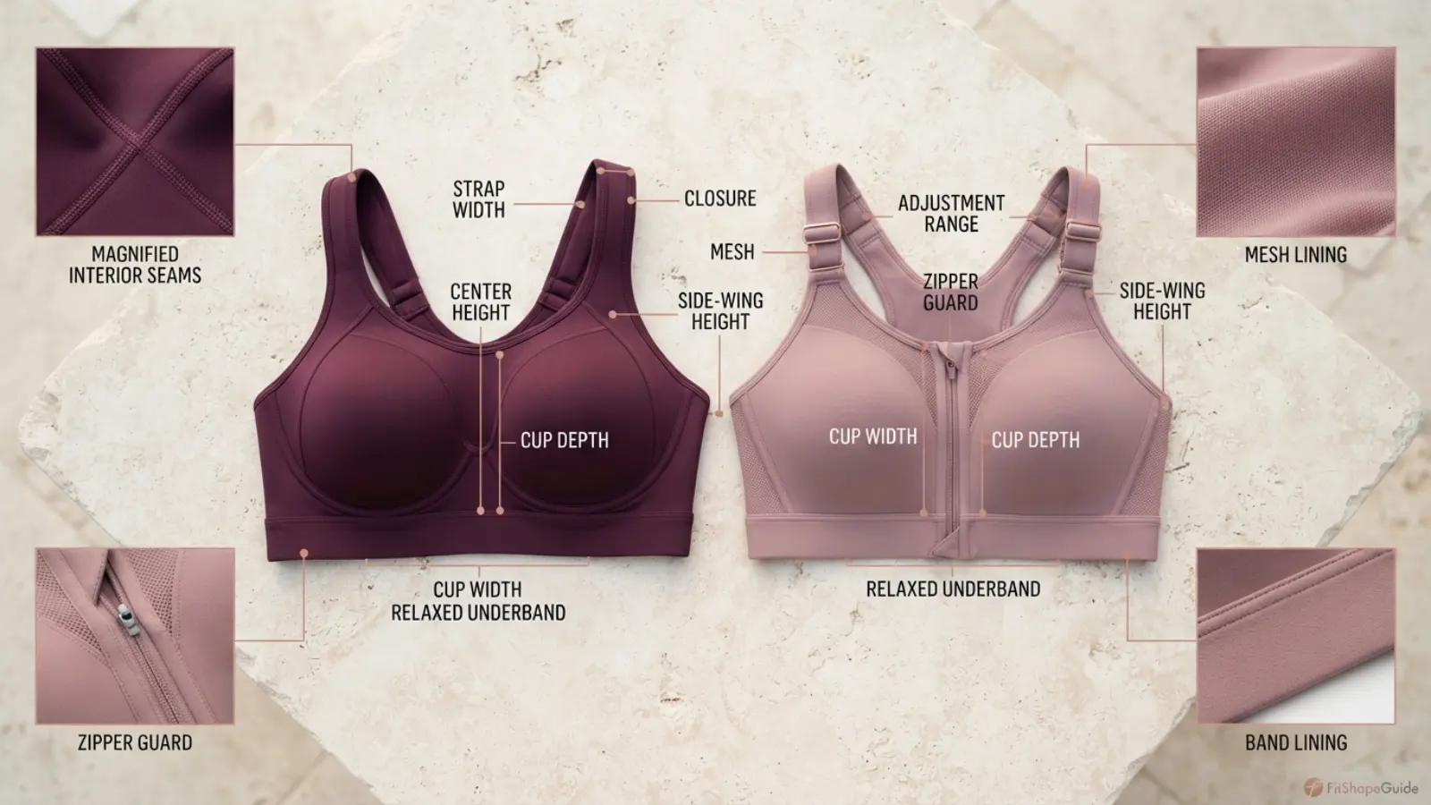 Sports bra fabric sweat recovery and chafing comparison