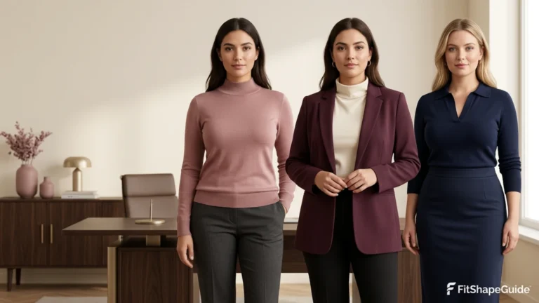 Mock-neck, funnel-neck and collared-knit alternatives styled for the office