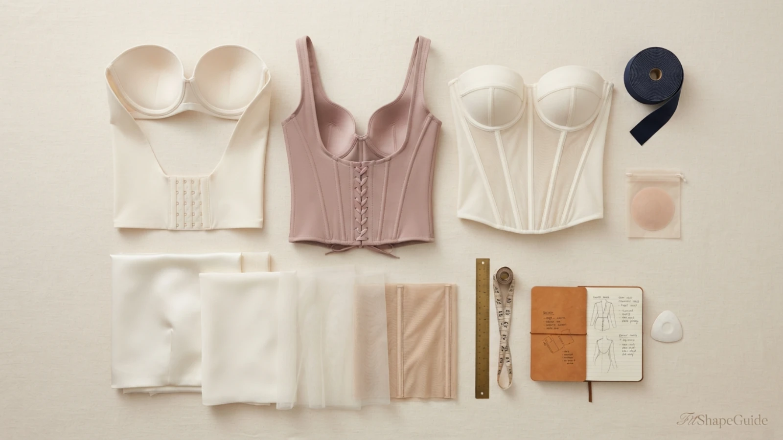 Backless wedding bra shopping checklist with low rear band, boning, cup depth and bridal bodice structure