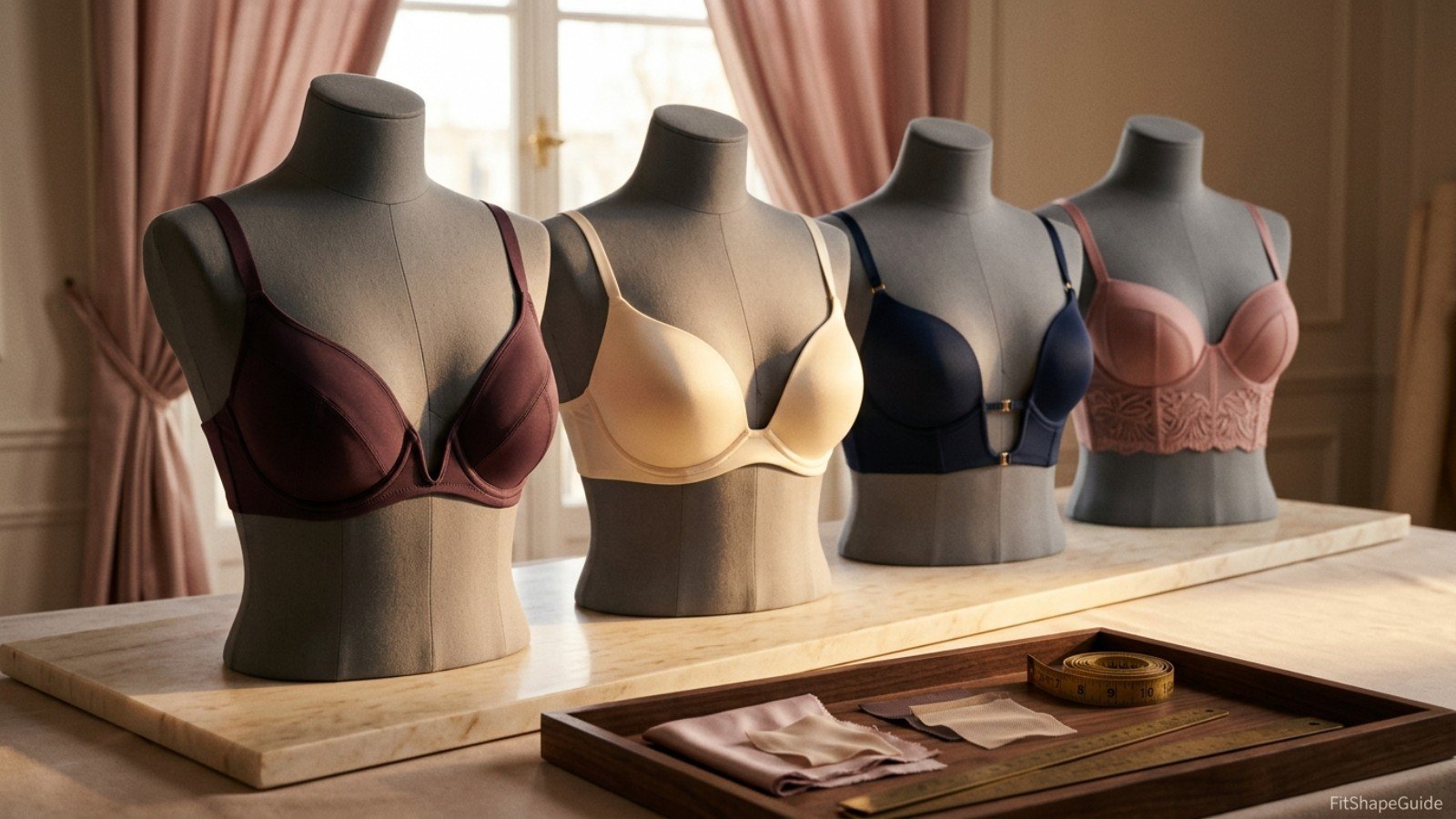 Plunge, super-plunge and multiway bras for deep-plunge necklines on a large bust