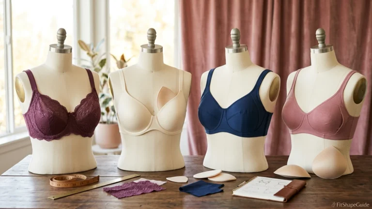 Stretch-lace, removable-insert and side-support bras for uneven fuller breasts