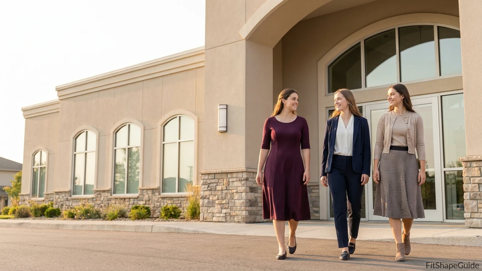 Three church outfit ideas for a large bust