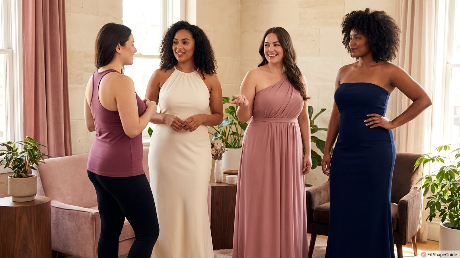 Convertible bras tested under racerback, halter, one-shoulder and strapless outfits