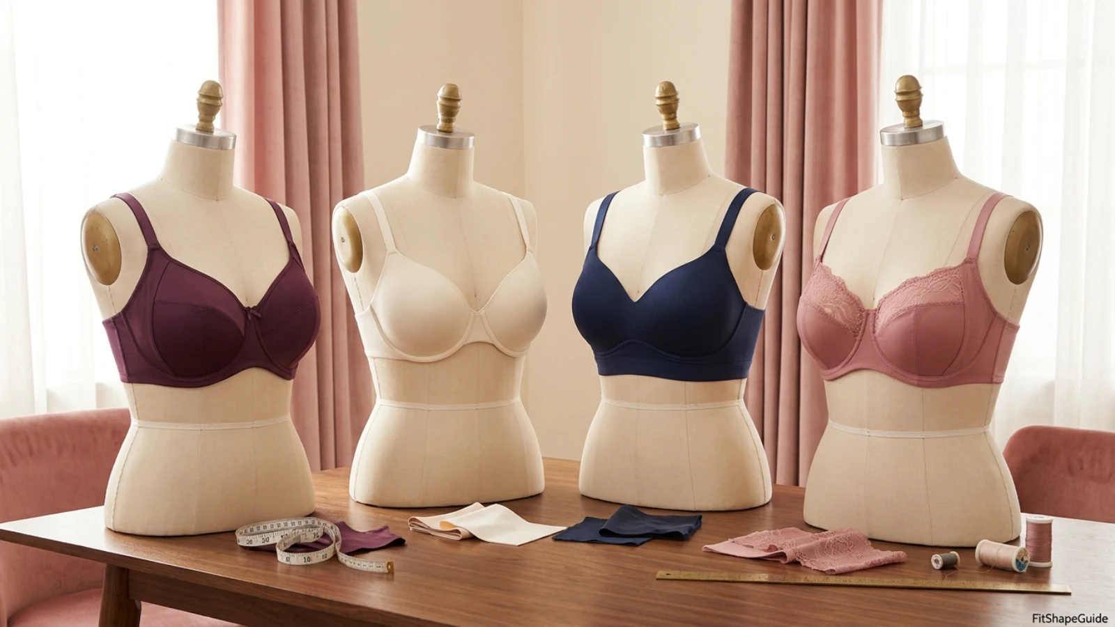 Full-cup, side-support, spacer and wireless everyday bras for a large bust