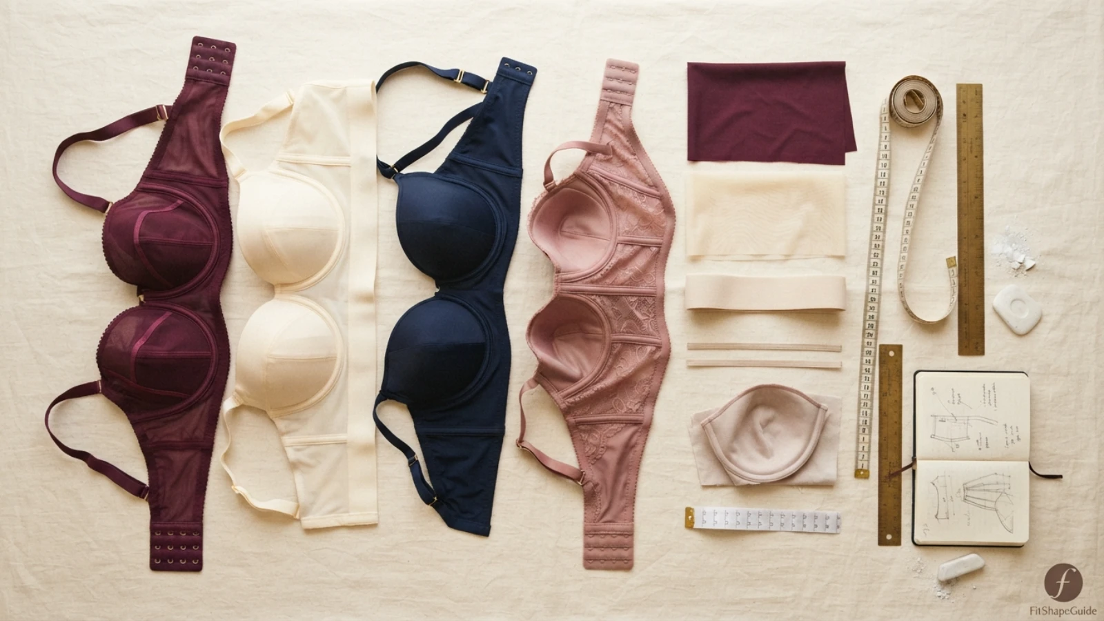Longline bra shopping checklist with cup depth, extended band, boning and torso-length fit