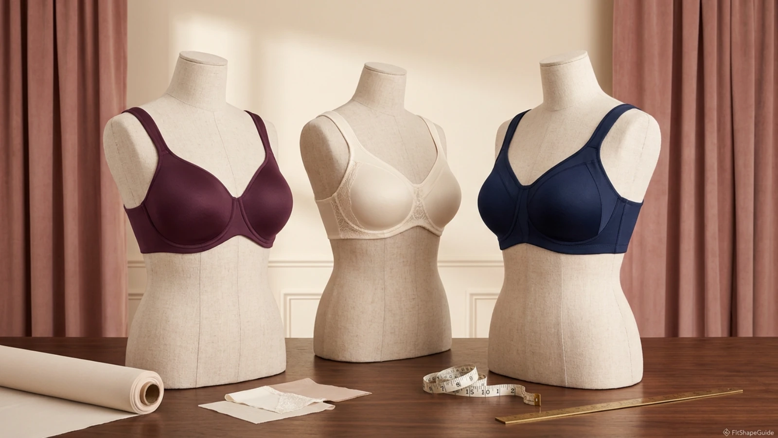 Full-coverage seamless and side-support minimizer bras for a large bust