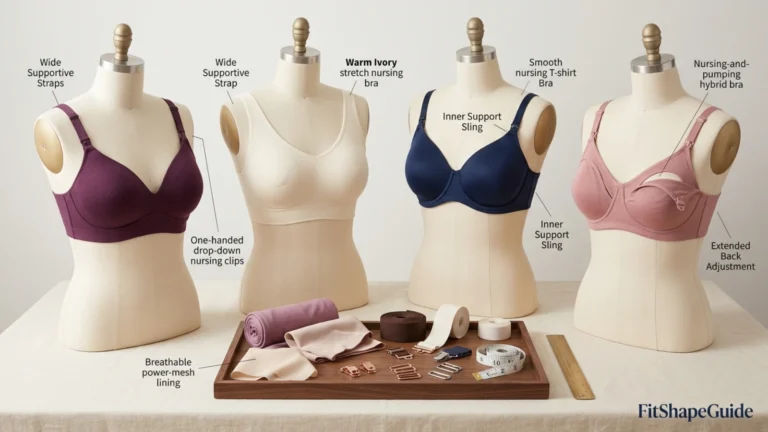 Supportive wireless, full-cup, smooth and pumping-friendly nursing bras for a large bust
