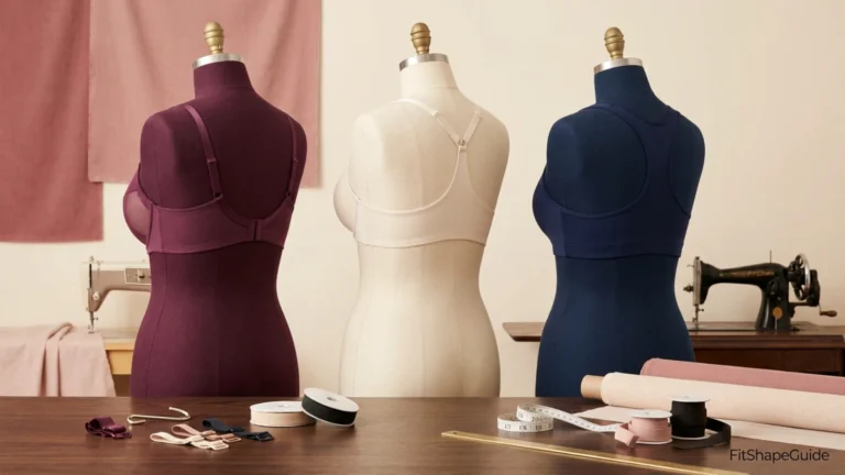 Racerback, J-hook and convertible bras designed for a large bust