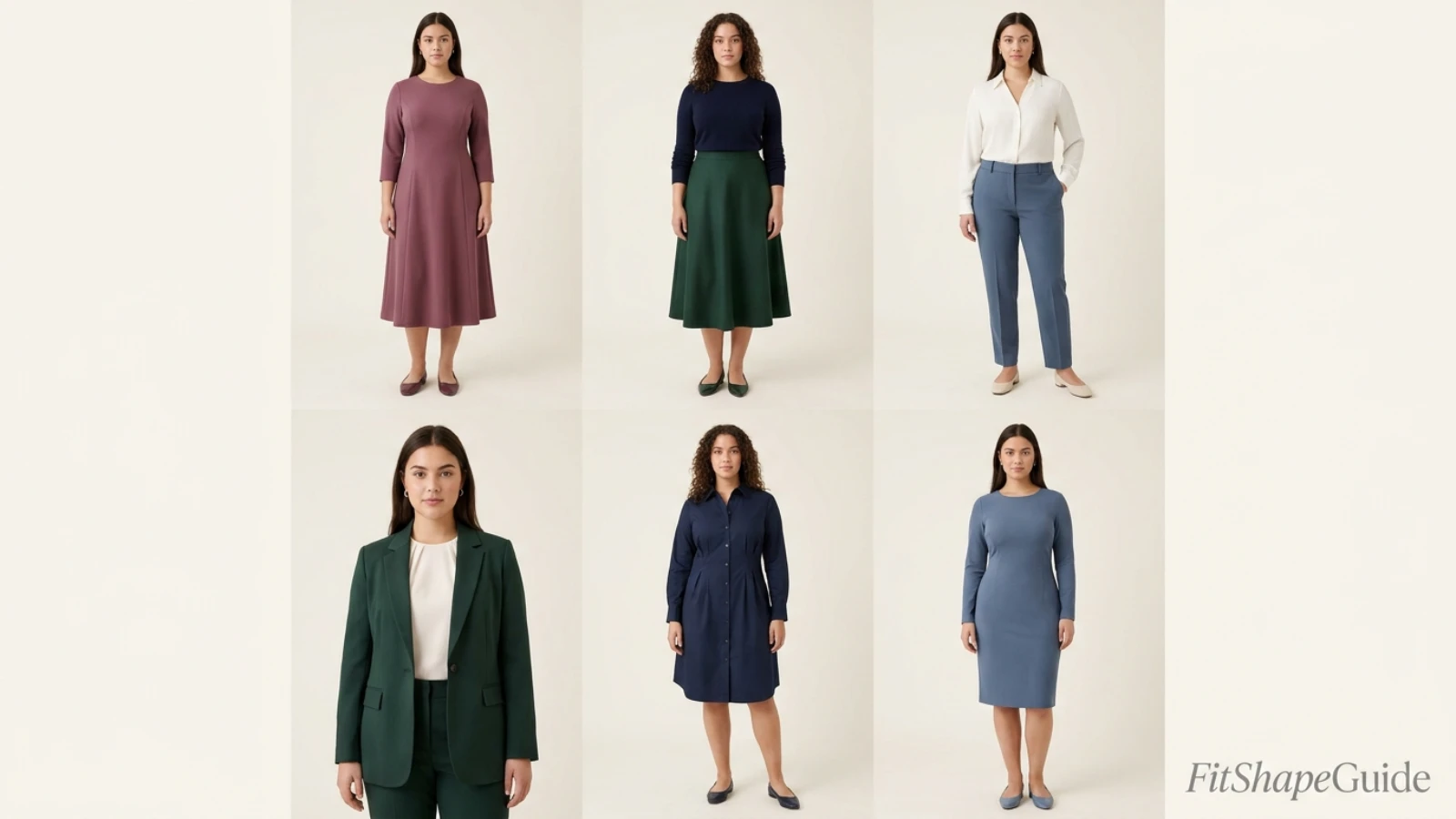 Six church outfit formulas for a large bust