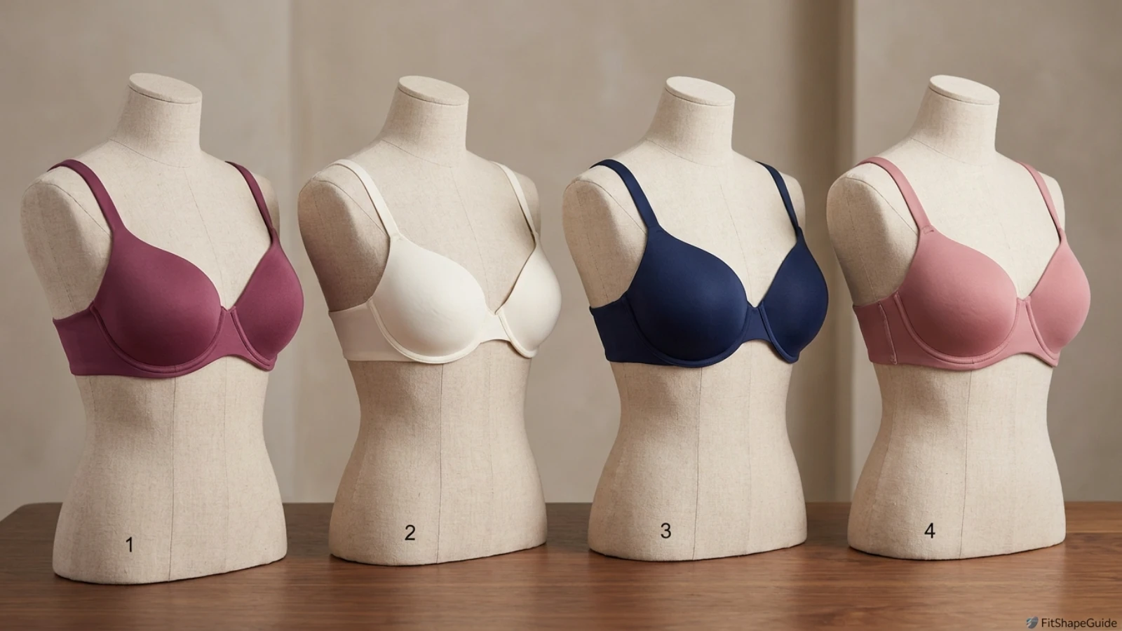 Good and shallow T-shirt bra cup fit for a large bust
